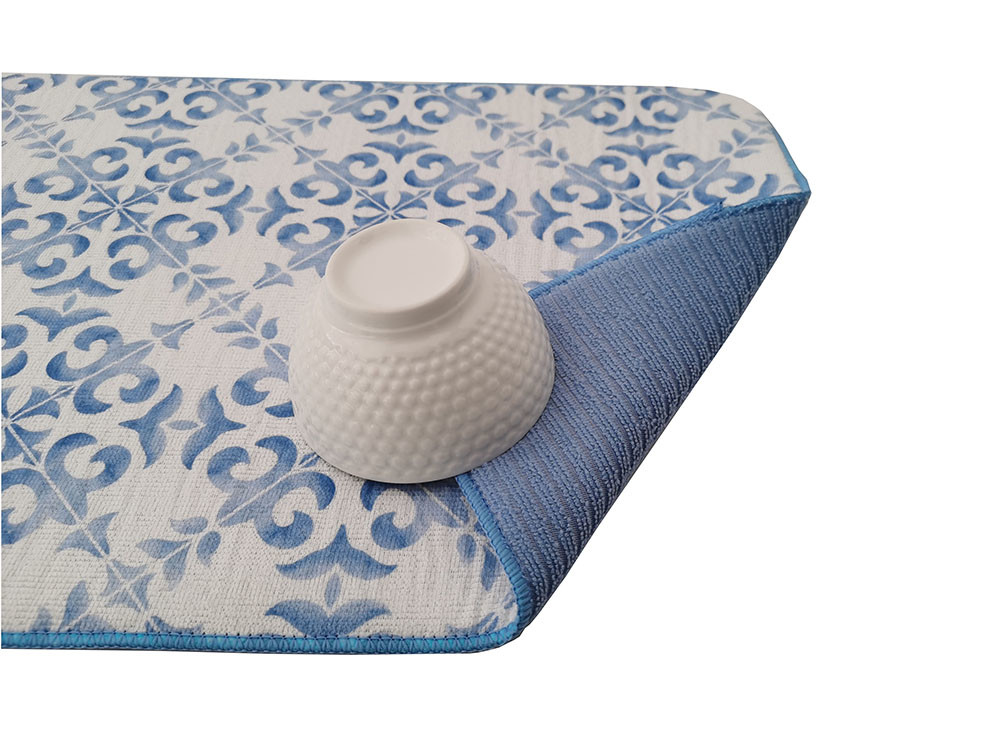 Essentials Microfiber Dish Drying Mat 20 X 15 Inch Kitchen Counter Mats