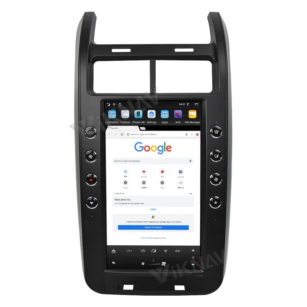 13.6 Inch Android Auto Car radio For 2009-2015 DODGE JCUV GPS Navigation Multimedia Player Wireless Carplay BT 4G