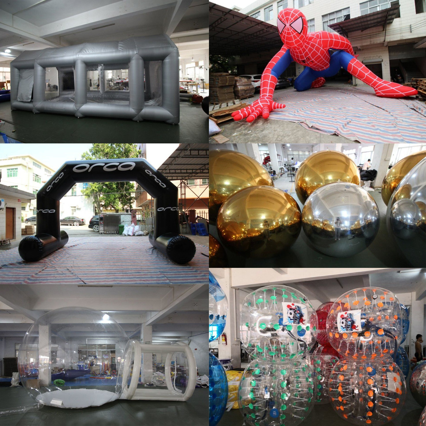 Transparent Inflatable Human Snow Globe Photo Booth With Blower EN71