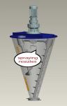 50Rpm-32Rpm Conical Vacuum Dryer , Vertical Vacuum Mixer Blender