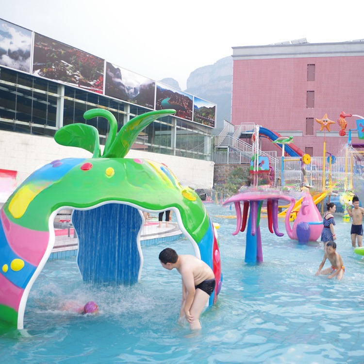 Water Park Fiberglass Kids Water Slides Equipment
