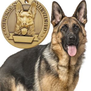 China Personalised Military Dog Tags 3D Embossed Pure Copper Etched on sale