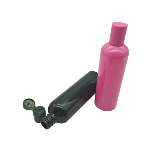 Smooth Body Lotion Bottle Frosted PET Plastic Shampoo Bottle 300 Ml Screen Printing