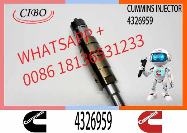 High Quality Diesel Engine 30hp Diesel Fuel Injector 4326959 Injector Fuel