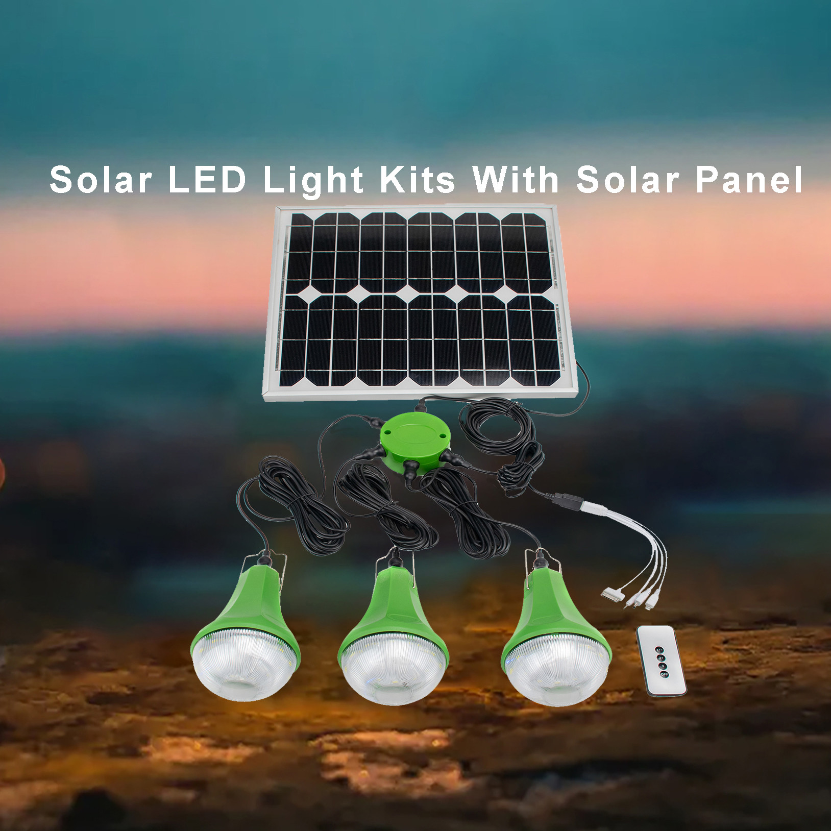 Plastic Solar Powered Light With Switch 3PCS For 10h Working Time Outdoor