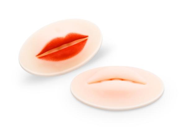 Light Skin 3D Lip Open Mouth Latex Practice Skin Microblading Lips Tattoo Makeup