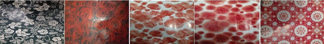 Floral Designs Pre Painted Galvanized Steel PPGI PPGL CGCC Grade