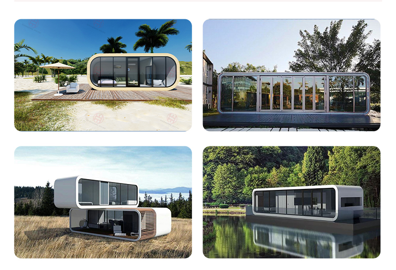 Outdoor Office Pod Prefab Container House With Modern Design Style