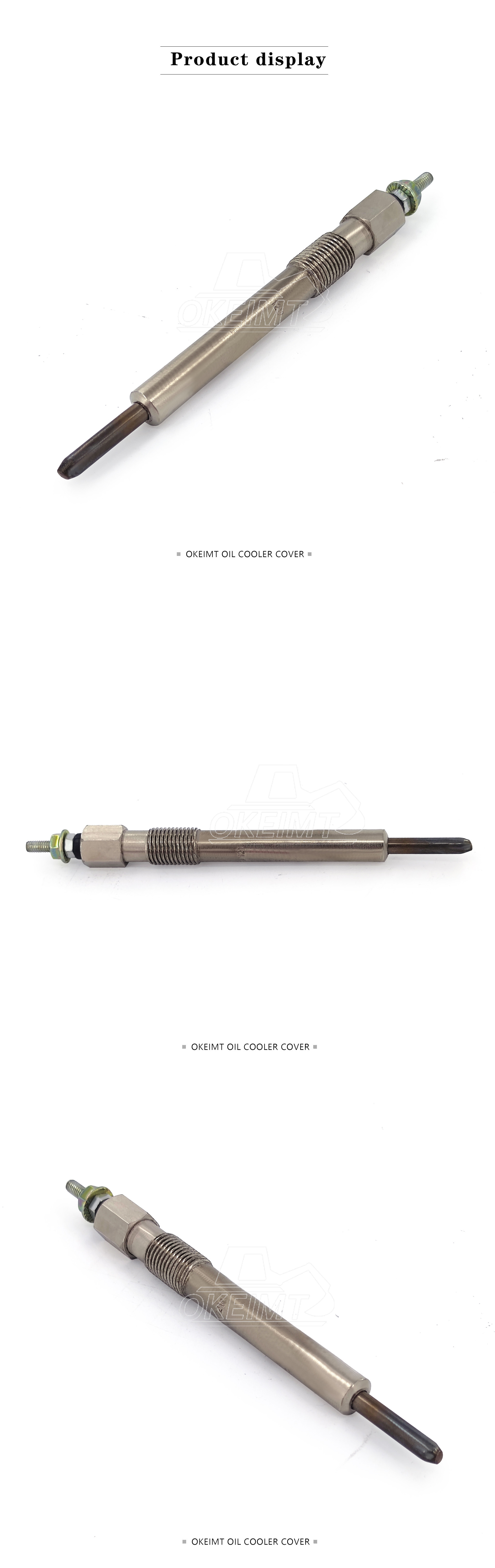 12V Engine Plug Glow For ISUZU 4JG1 4JG1T Hitachi Excavator Loader