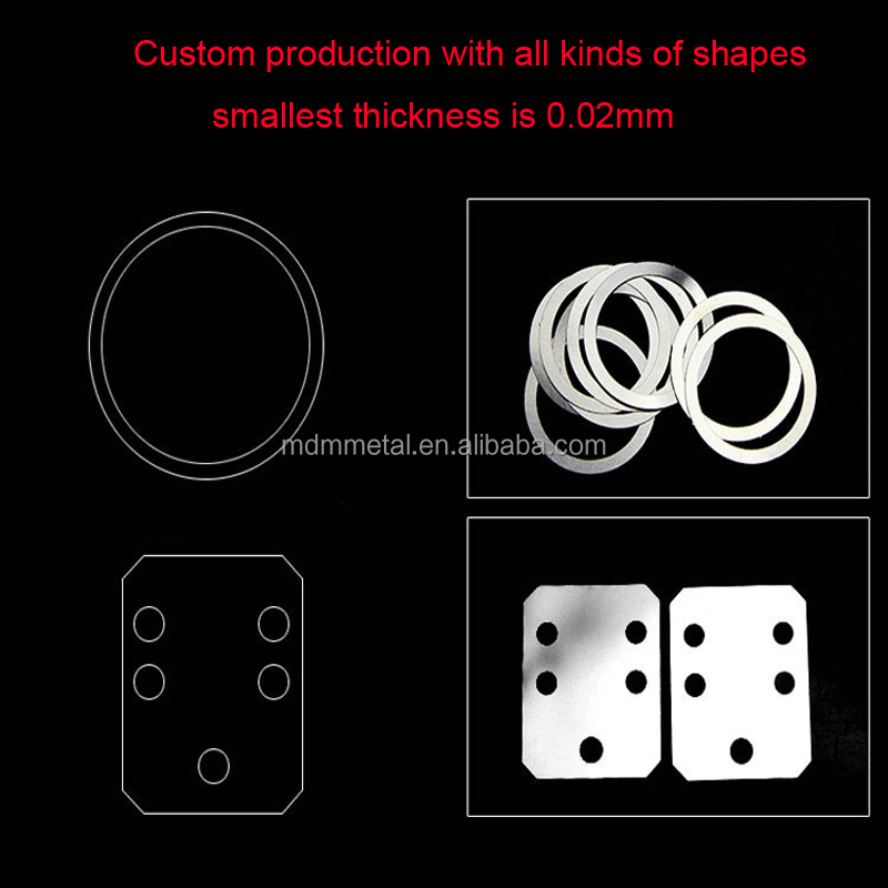 Round Stainless Steel SS Washers Brass Flat Shim For Sealing Fastener
