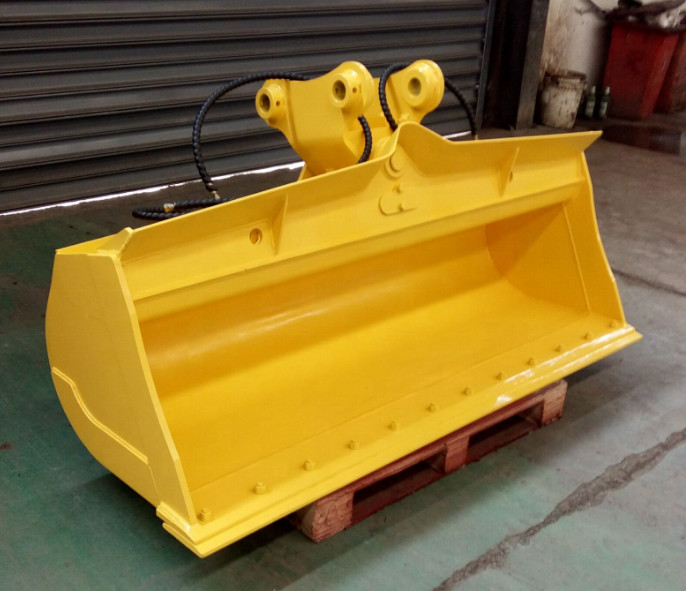 20 Ton Excavator Hydraulic Tilt Bucket Double Cylinder For Daewoo DH200 DH220