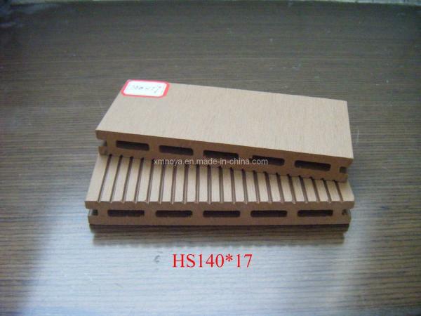 140mm*17mm WPC Decking for Outdoor Garden Flooring Customized and Eco-Friendly