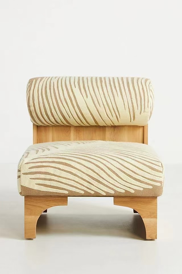 Luxury Hotel Room Leisure Fabric Armchair Single Set Customization