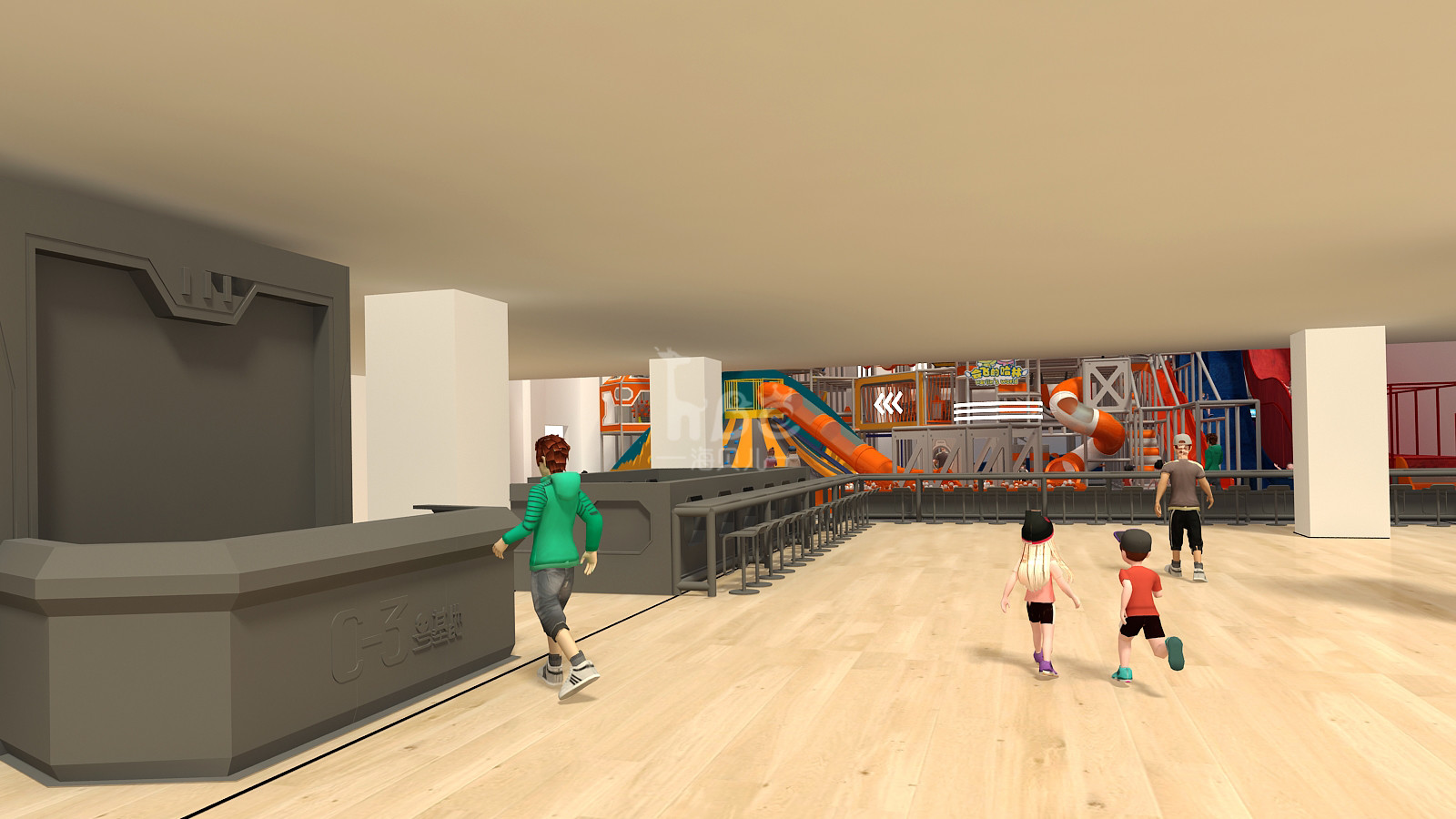Kids Commercial Indoor Play Area Equipment Airship Theme 3-12 Years Old