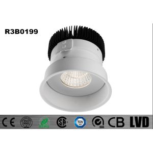 China Round Slim Trim IP54 Low Heat COB LED Downlights European Design 10 Watt on sale