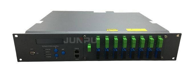 High Power 1550 Pon Edfa Optical Amplifier Wdm Combiner 16 Outputs Per 19dbm,1550 edfa