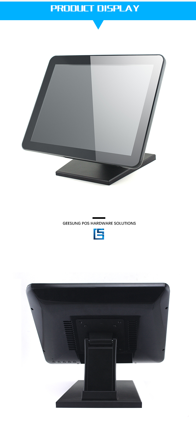 15INCH TFT LCD CAPACITIVE TOUCH SCREEN MONITOR