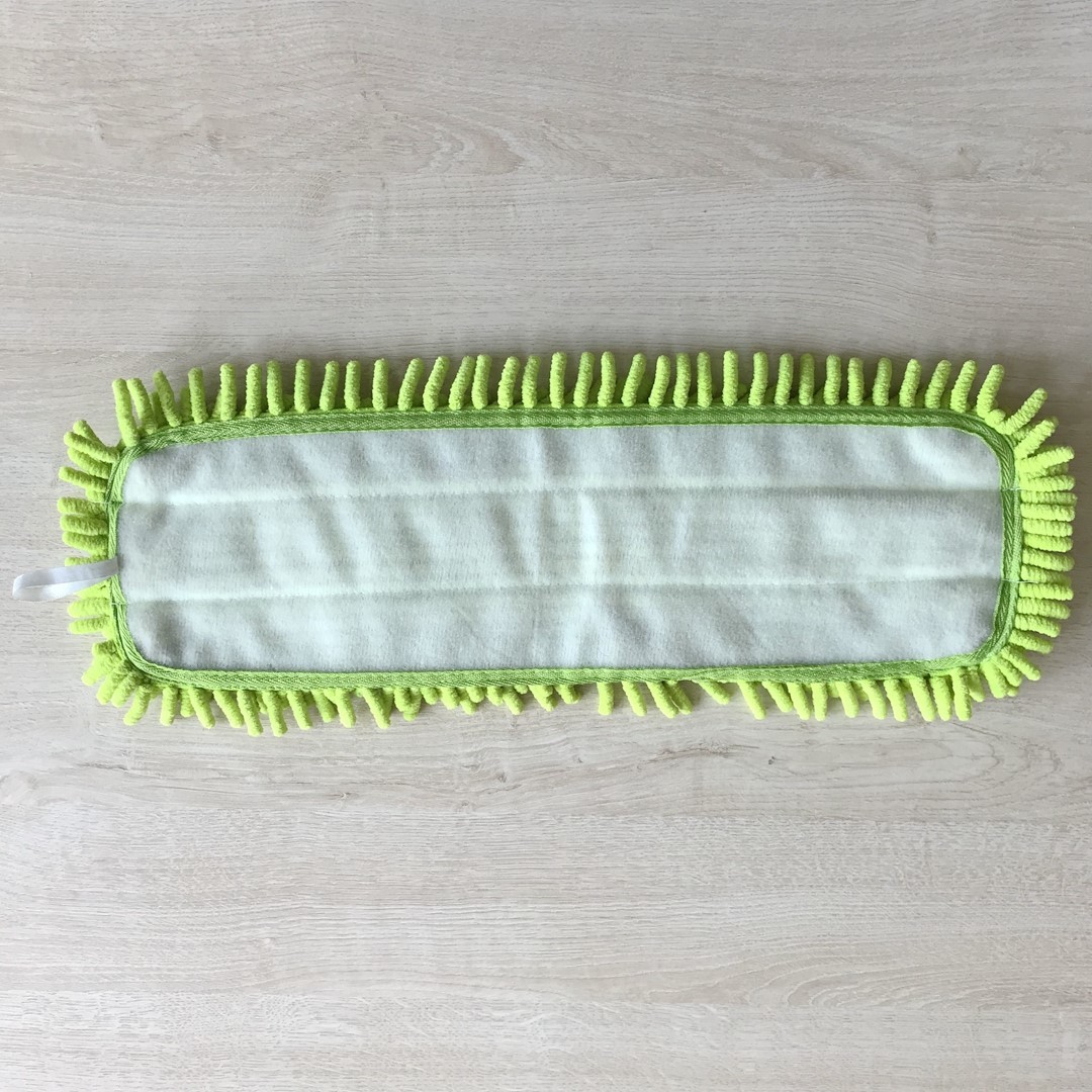 100% polyester absorb water flat mop house keeping wet mop Chinese suppiler with scrape