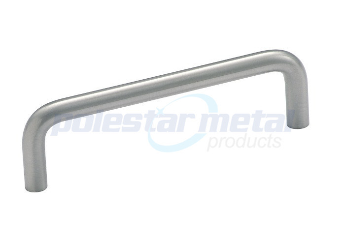 128mm CC Matte Black Solid Steel Modern Simplistic Wire Pull Furniture Handles And Knobs