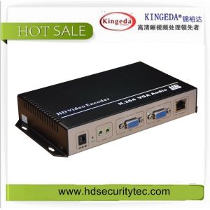  H.264 HD VGA Encoder For Video IP Streaming Transmission Use VGA/HDMI/IP/Audio Output Supports TS/VES/AES Manufactures