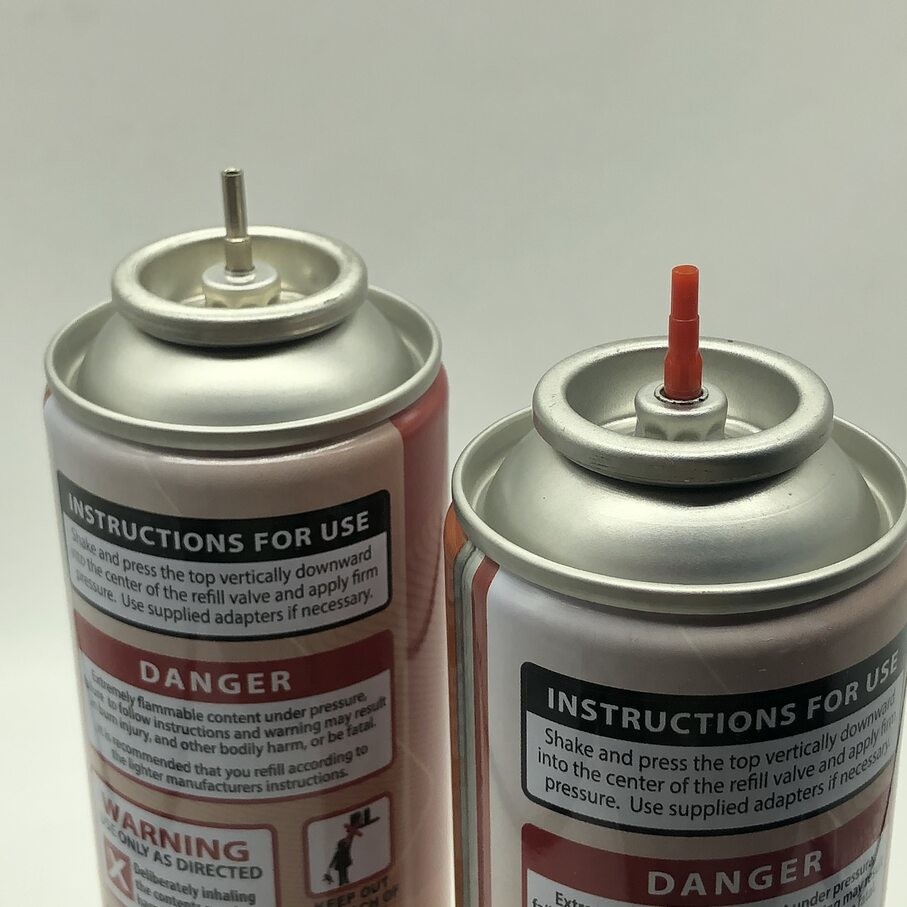 Portable Lighter Gas Refill Connector - Compact Adapter for On-the-Go Refilling - Versatile and Reliable