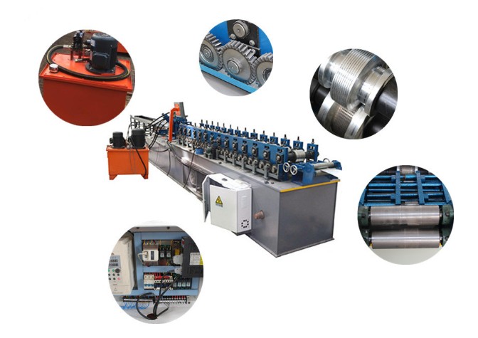 Full Automatic Stud And Track Roll Forming Machine , Steel Profile Roll Forming Machine