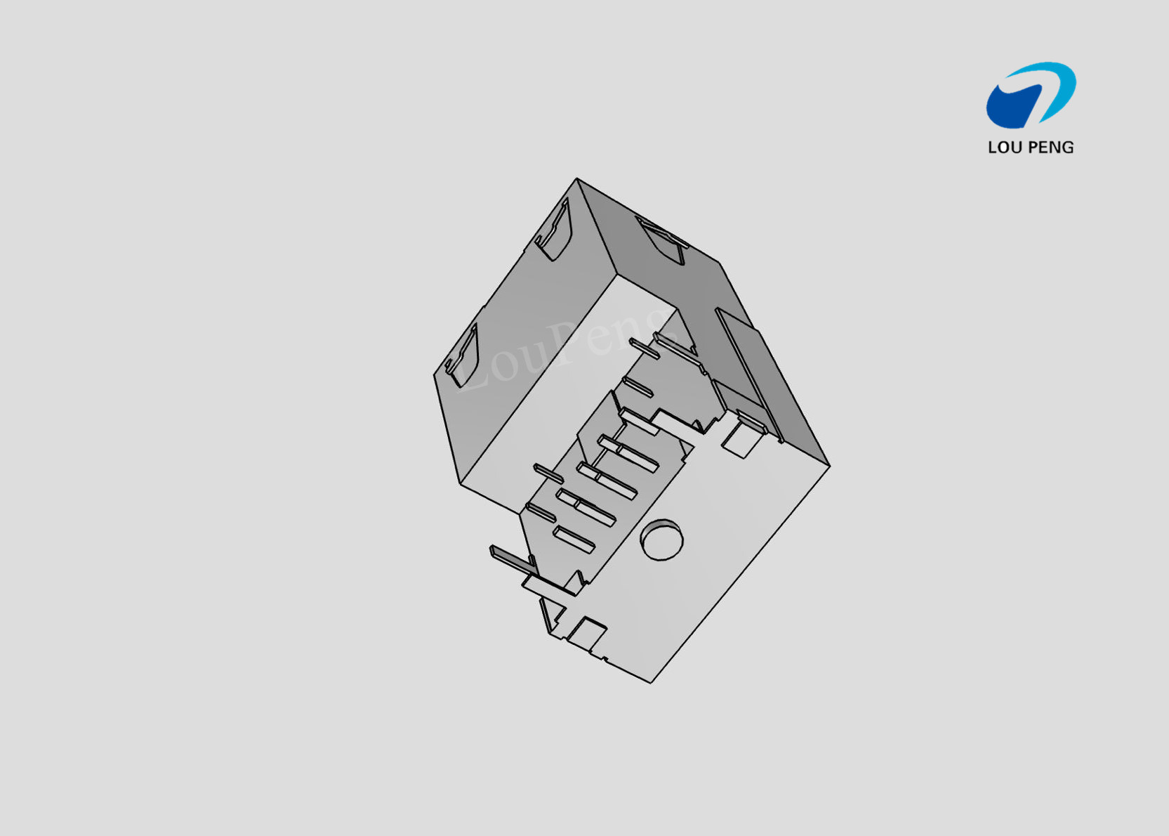 RJ45 Connectors, RJ45, Single Port, Standard Connector Contact Density, Jack, Shielded, Cat 5