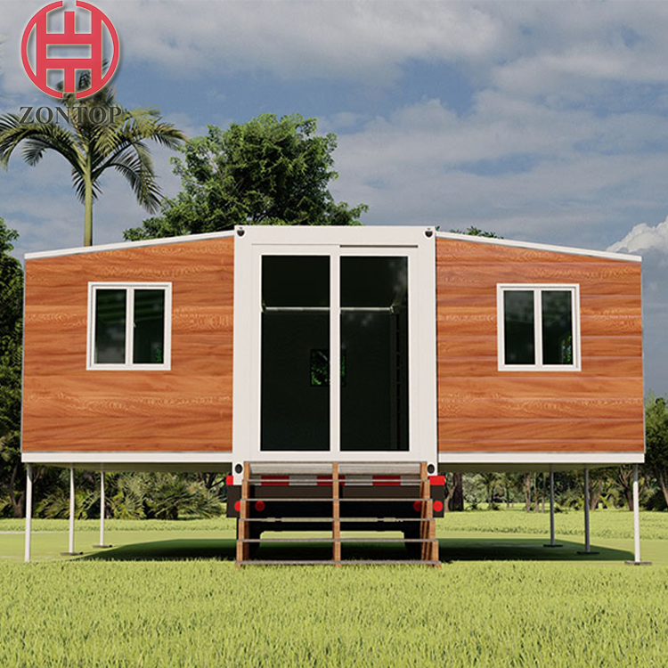Zontop New Product Prefab Expandable Containers And Fast Build Container House For Sale Butterfly Container House