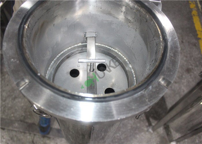 SS 304 316 Stainless Steel Water Filter Housing Single Bag High Pressure