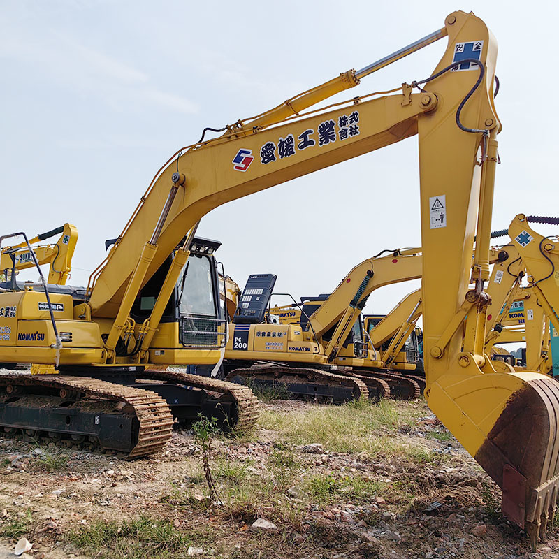 Japanese Original Komatsu PC200-8 Used Hydraulic Excavator 1m3 Bucket Capacity