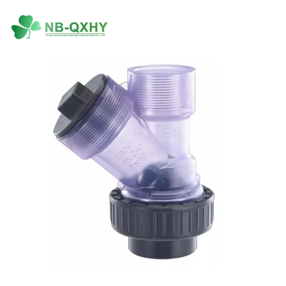 Wholesale High Quality Y Type Water Treatment PVC-U Check Valve