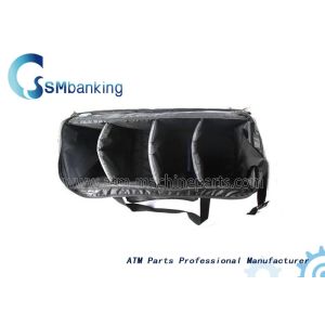 Automated Teller Machine Components Black Cassette Bag With Four Cassette