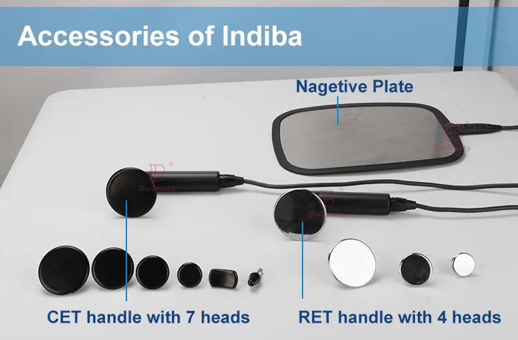 Indiba 448khz Tecar Therapy Diathermy Machine Physiotherapy Machine Cet Ret Rf Indiba