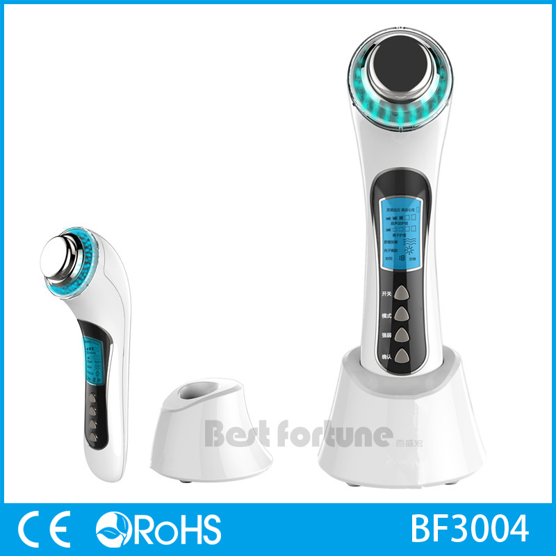 5V Led Light Therapy Device , 7 In 1 Handheld Galvanic Facial Machine