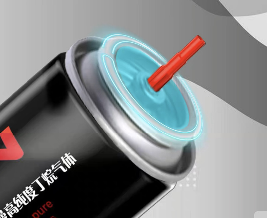 Compact Lighter Gas Refill Tool - Portable and Efficient Refilling Solution - Easy-to-Use Design
