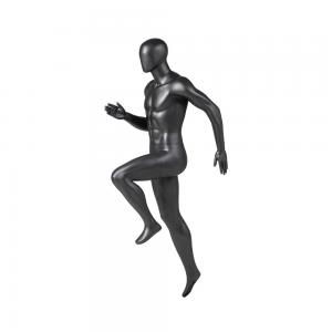  Running Male Athletic Mannequin , Leg Lifting Matte Full Body Male Mannequin Manufactures