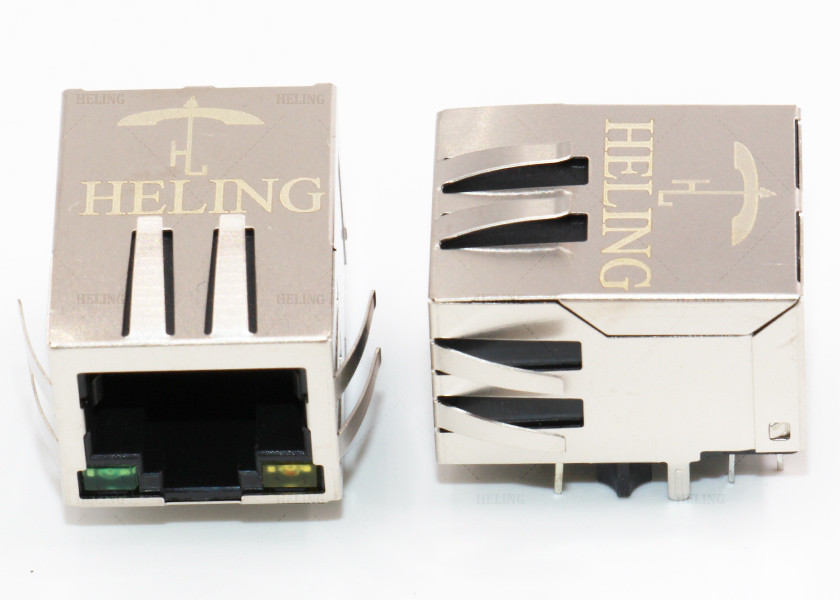 1000 Mb One Port Modular Jack MJ1A-B211-RSL13T101