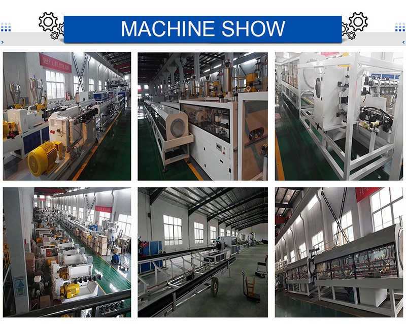 63 To 110MM Fully Automatic Production Line Single PP PE PPR Pipe Extrusion Machine