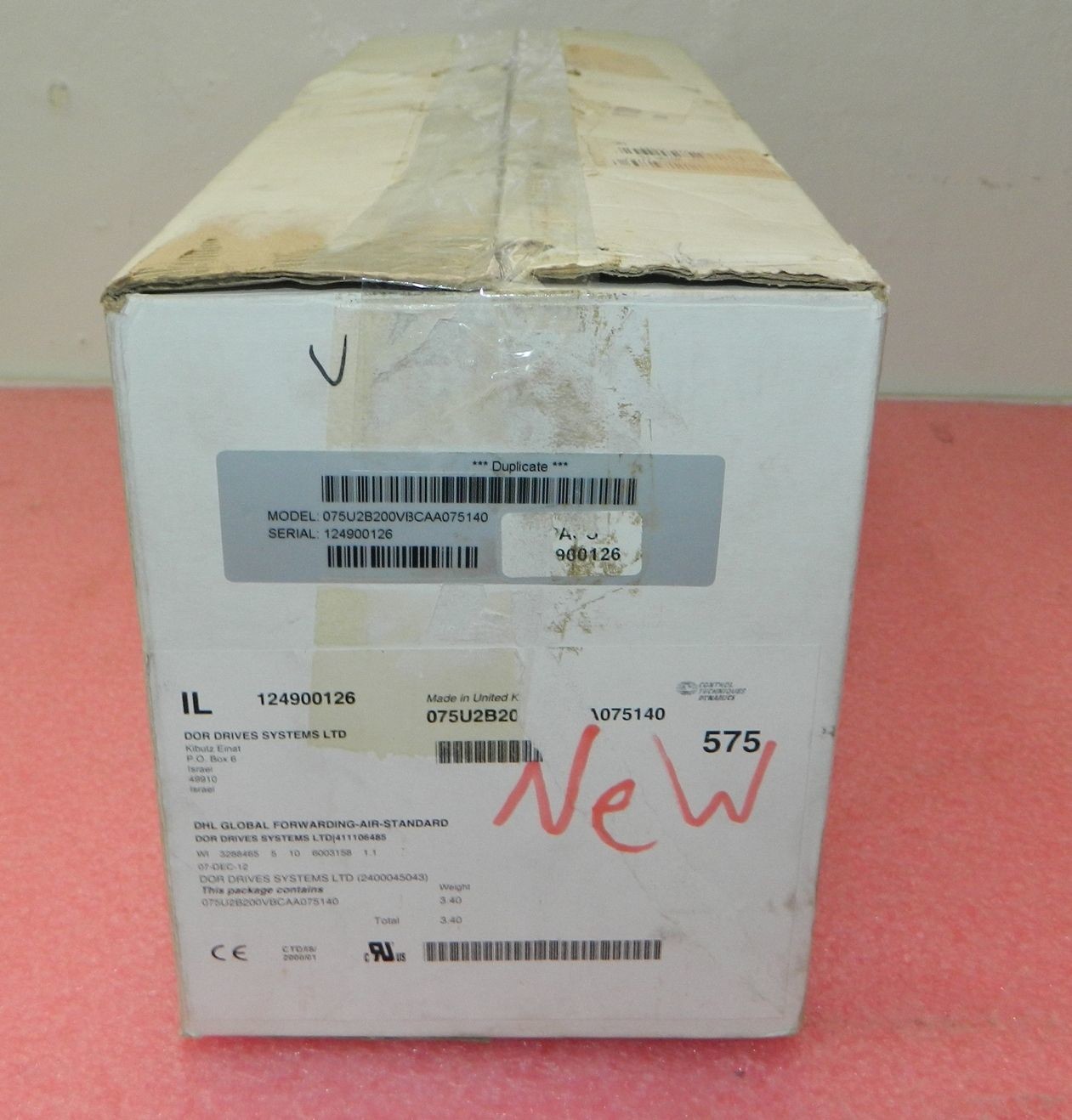 075U2B200VBCAA075140 brand new and original ,3-5 working day of deliver time.