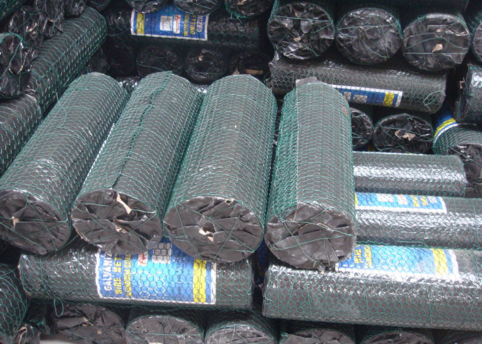 PVC Coated Building BWG25 25mm Hexagon Metal Mesh