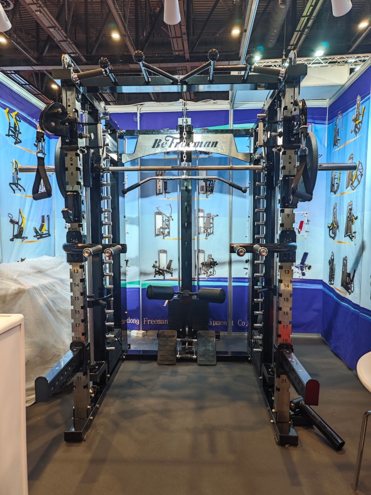 Complete Strength Training System: Power Cage, Squat Rack, and Multi-Functional Smith Machine