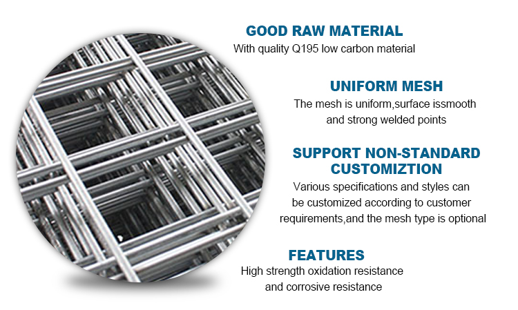 Newest Hot Sale 2x2 Galvanized Cattle Welded Wire Mesh Panel Welded Wire Mesh Fence Panels