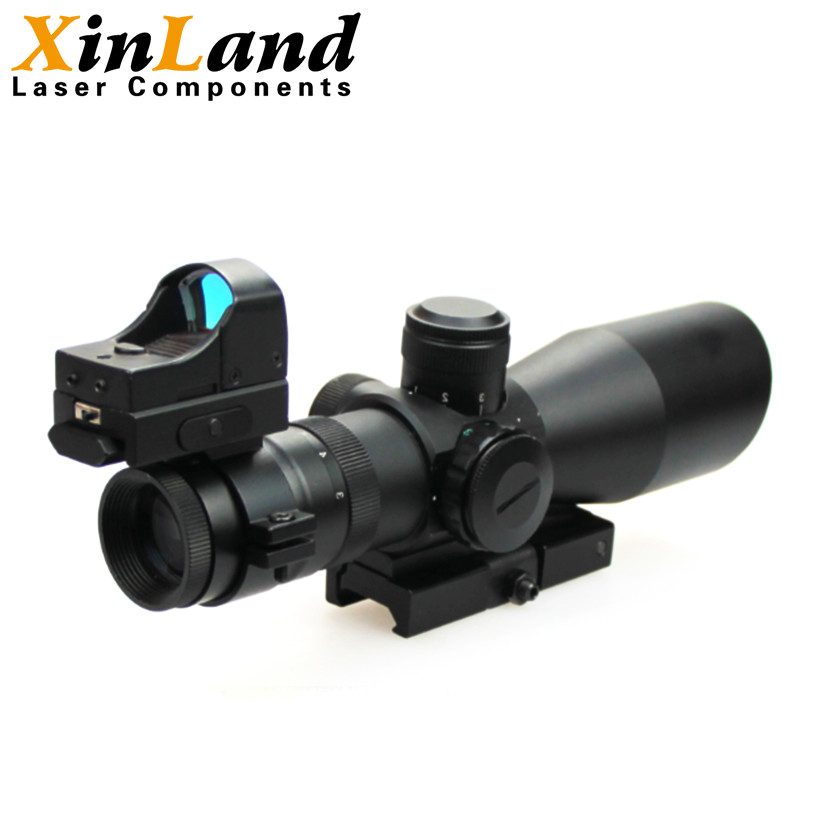 Tactical Multiple Magnification Riflescopes With Red Dot Hunting Shooting
