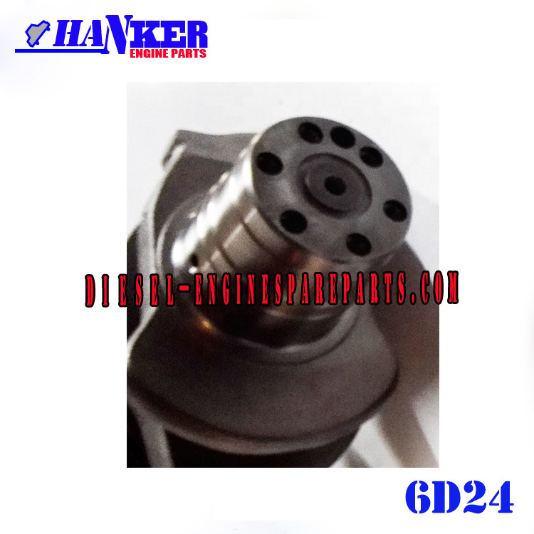 6D17 6D24 Diesel Engine Crankshaft 114kgs For Excavator