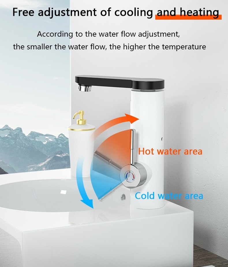 3-5s Automatic Kitchen Instant Hot Water Tap ABS High Temperature Resistance
