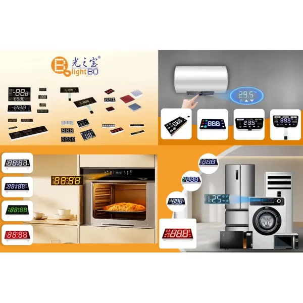 3 Digit 7 Segment LED Display for Refrigerator Temperature Control