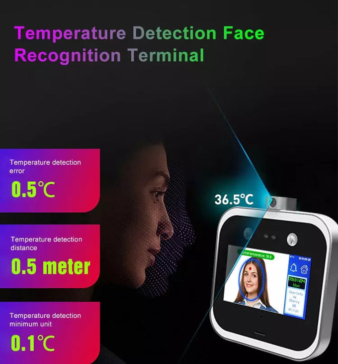 5" Touch Screen Facial Recognition Infrared Thermal Camera