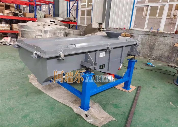 Carbon Steel Linear Vibrating Sifter For Screening Amorphous Graphite Grains Granular Graphite