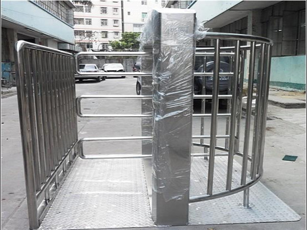 Semi Automatic Security Half Height Turnstile Compatible IC / ID Card