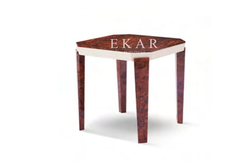 Square End Modern Living Room Wooden Side Coffee Table W006H6A